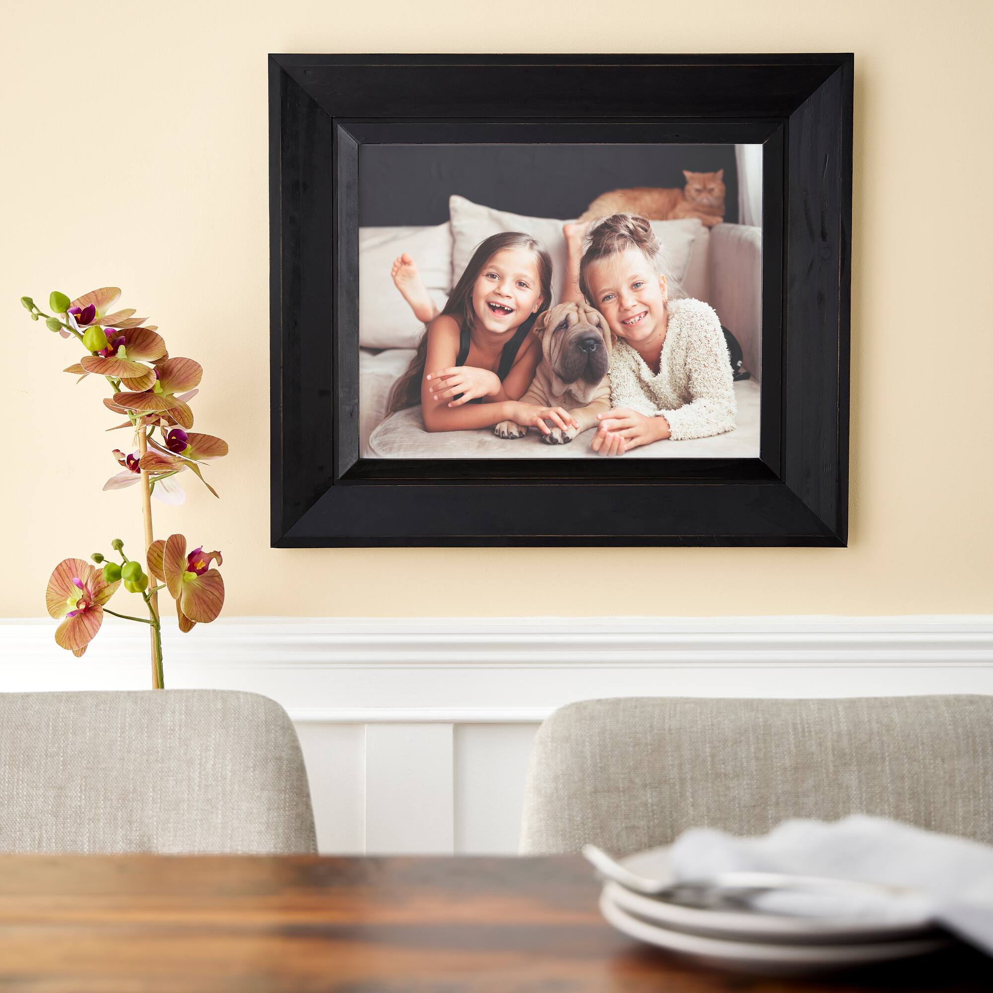 Home Black Angled Frame by Studio Décor